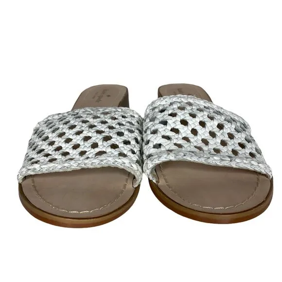 Kate Spade White Berlin Sandals - Size 10 - Women