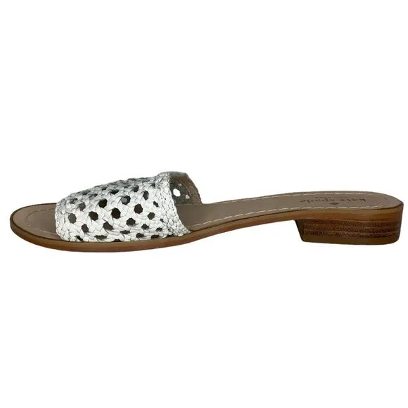 Kate Spade White Berlin Sandals - Size 10 - Women