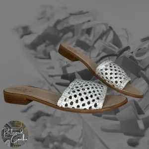Kate Spade White Berlin Sandals - Size 10 - Women