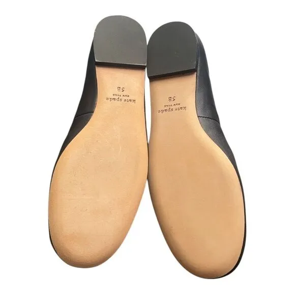 Kate Spade New York Women's Vilette Embellished Ballet Flats - Black Sz 5b