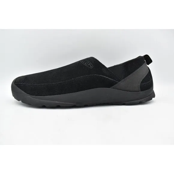 Keen Mens Size 12 Jasper Black Suede Slip On Shoes Sneakers