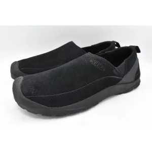 Keen Mens Size 12 Jasper Black Suede Slip On Shoes Sneakers