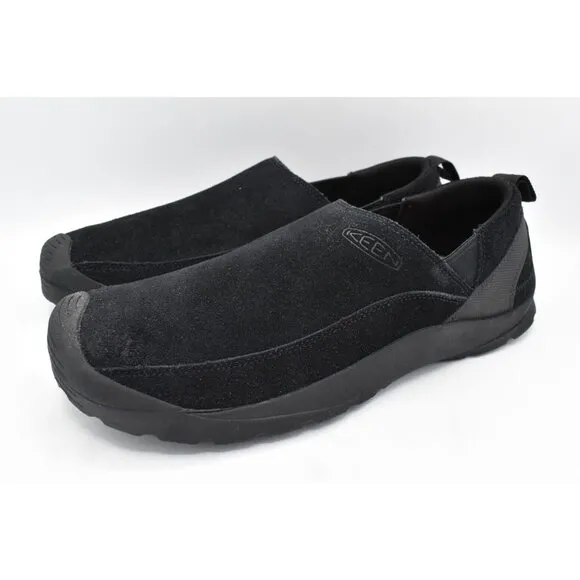 Keen Mens Size 12 Jasper Black Suede Slip On Shoes Sneakers
