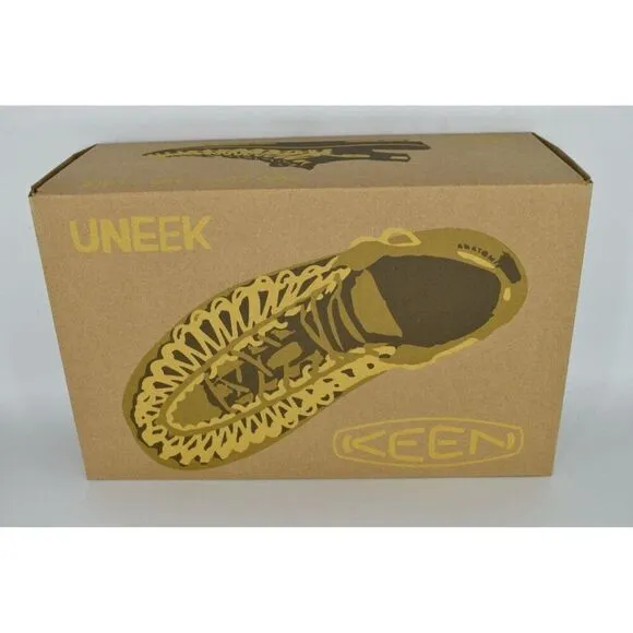 Keen Womens Size 7.5 Uneek Astoria Sport Baked Clay Birch Woven Closed Sandals