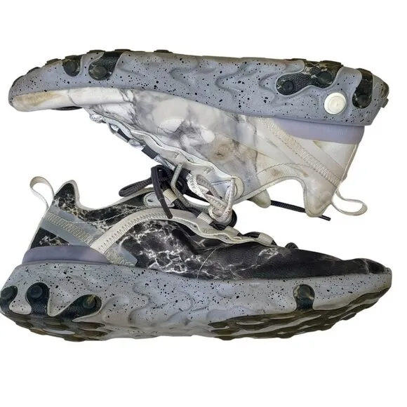 Kendrick Lamar Nike X React Element 55 Pure Platinum Sneakers Men Sz 5.5 Wmn 7