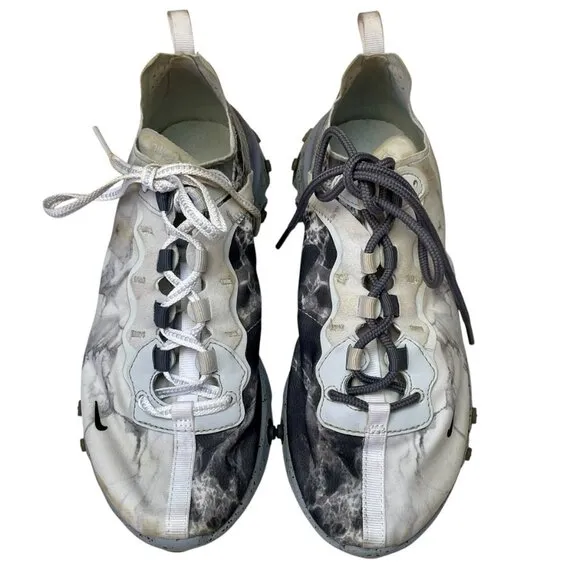Kendrick Lamar Nike X React Element 55 Pure Platinum Sneakers Men Sz 5.5 Wmn 7