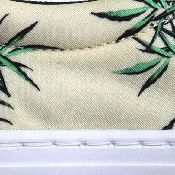 Kenzo KENZO K-SKATE LACE UP SNEAKERS Yellow 36 Canvas Shoes