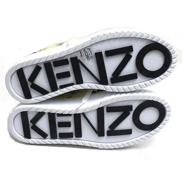 Kenzo KENZO K-SKATE LACE UP SNEAKERS Yellow 36 Canvas Shoes