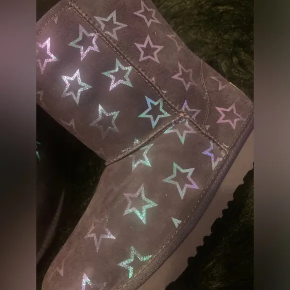 KIDS CLASSIC II IRIDESCENT STARS BOOTS