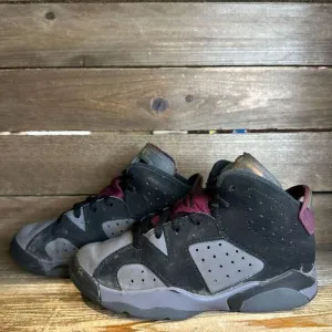 Kids Nike Air Jordan 6 Retro PS Bordeaux Basketball Sneakers Shoes Size 12 C GUC