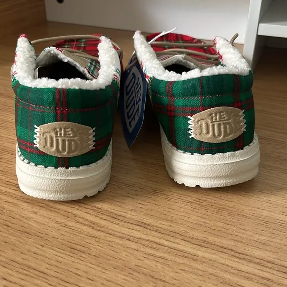 Kids Wally Tri Y Tartan Plaid Shoes Size J5