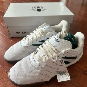KITH Koresco National Adidas Men's White and Green Sneakers