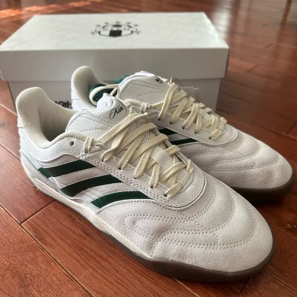 KITH Koresco National Adidas Men's White and Green Sneakers