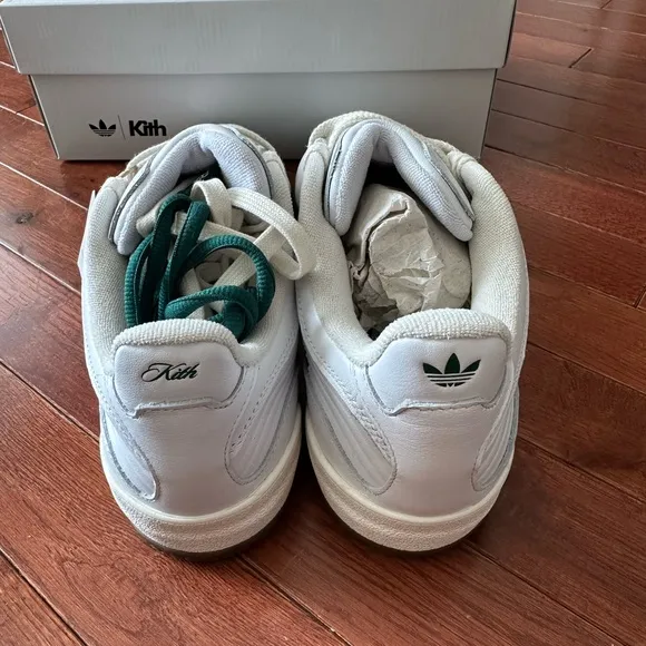 KITH Koresco National Adidas Men's White and Green Sneakers