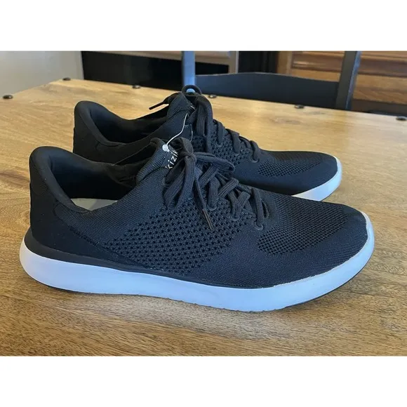 Kizik Shoes - Lima Men's Size 11w Womens Size 12.5w Black Slip On Sneakers new