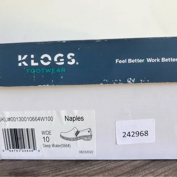 Klogs Footwear Women's Naples Slip On Shoe Size 10 Wide #242968