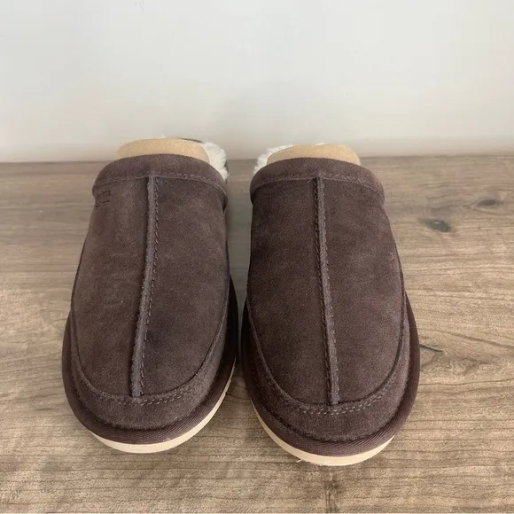 Koolaburra by Ugg Bordon Men's Brown Slip On Scuff Slipper Size 8 SKU#24167