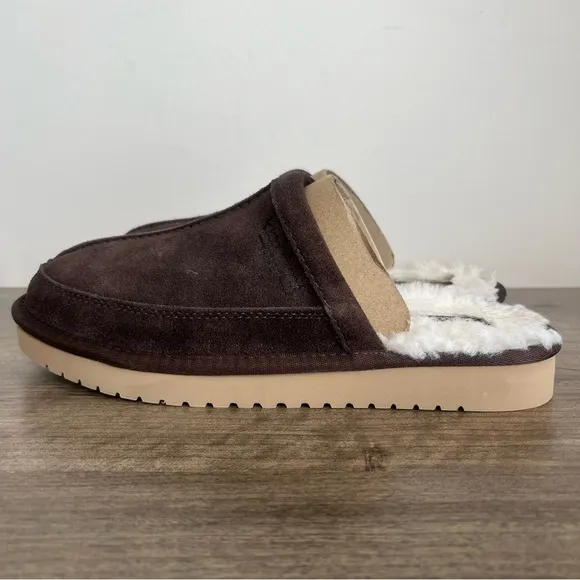 Koolaburra by Ugg Bordon Men's Brown Slip On Scuff Slipper Size 8 SKU#24167