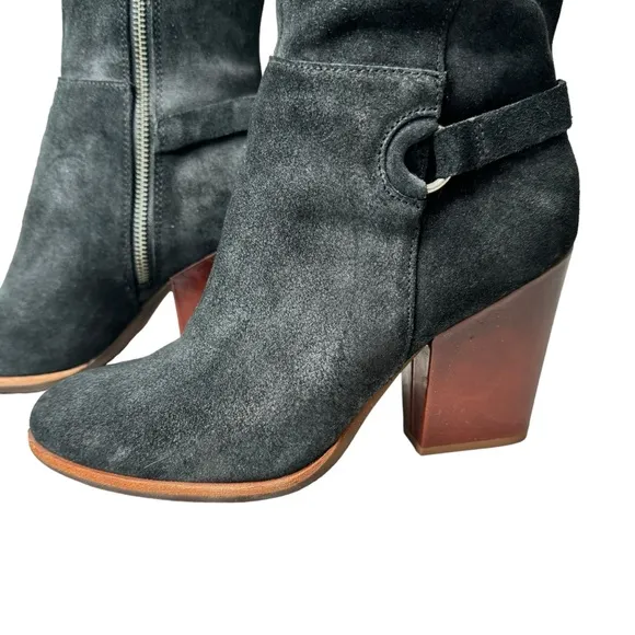 Kork-Ease Black Suede Pavan Over-the-Knee Boots 8