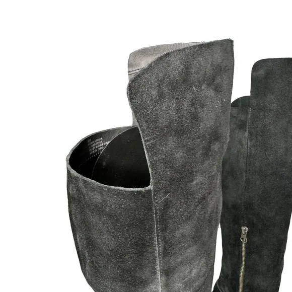 Kork-Ease Black Suede Pavan Over-the-Knee Boots 8
