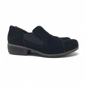 Korks by Kork-Ease Women's Gertrude Leather Slip-On Shoes In Black Size 7 M