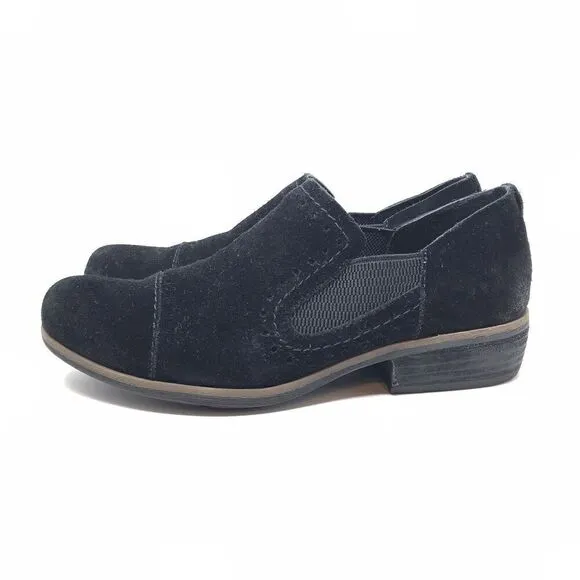 Korks by Kork-Ease Women's Gertrude Leather Slip-On Shoes In Black Size 7 M