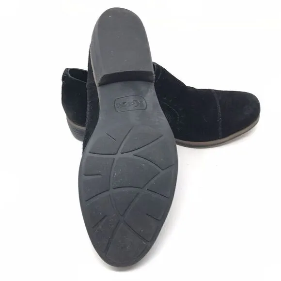 Korks by Kork-Ease Women's Gertrude Leather Slip-On Shoes In Black Size 7 M