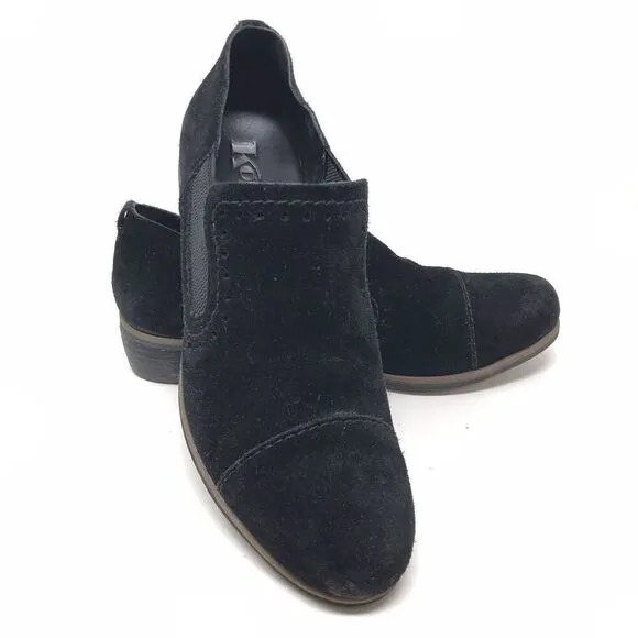 Korks by Kork-Ease Women's Gertrude Leather Slip-On Shoes In Black Size 7 M