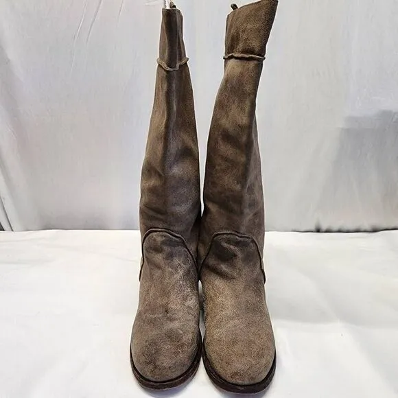 Kors Michael Kors Suede Leather Tall Riding Boots Size 9.5