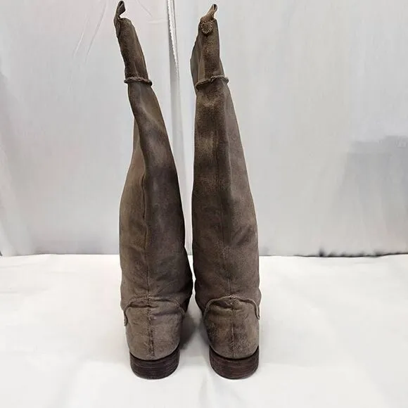 Kors Michael Kors Suede Leather Tall Riding Boots Size 9.5