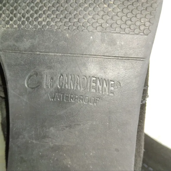 La Canadienne Suede Ankle Boots Size 8