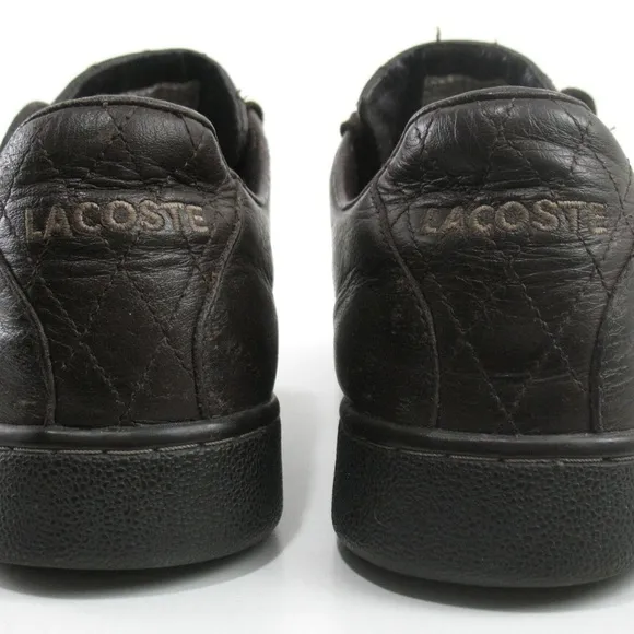 Lacoste Carnaby Quilt Full Grain Leather Sz 11.5
