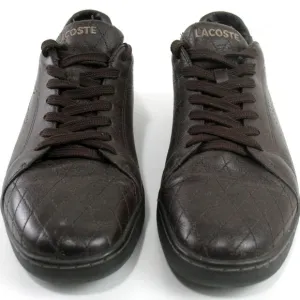Lacoste Carnaby Quilt Full Grain Leather Sz 11.5