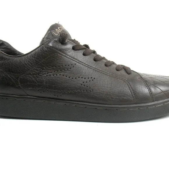 Lacoste Carnaby Quilt Full Grain Leather Sz 11.5