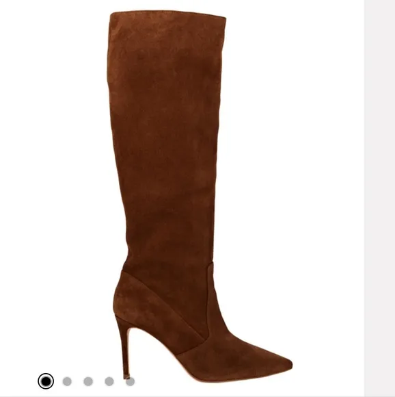 L'AGENCE LENA II TALL LEATHER/SUEDE BOOTS