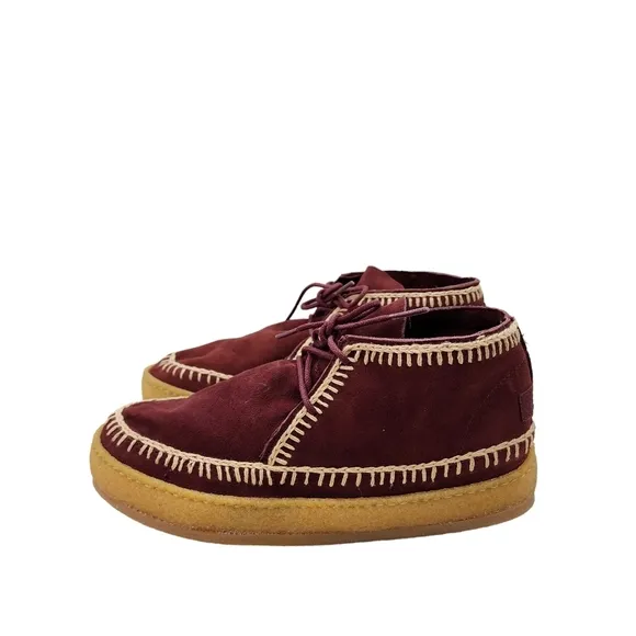 Laidback London Women's Shenje Crochet Lace up Chukka Boots