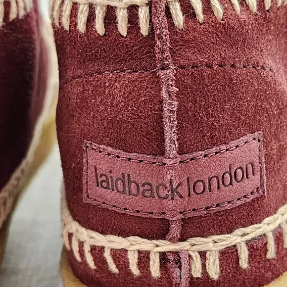 Laidback London Women's Shenje Crochet Lace up Chukka Boots