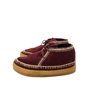 Laidback London Women's Shenje Crochet Lace up Chukka Boots