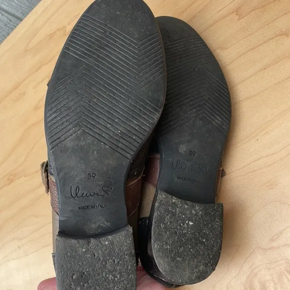 LEUIE P Leather Shoes Made in Italy size 39