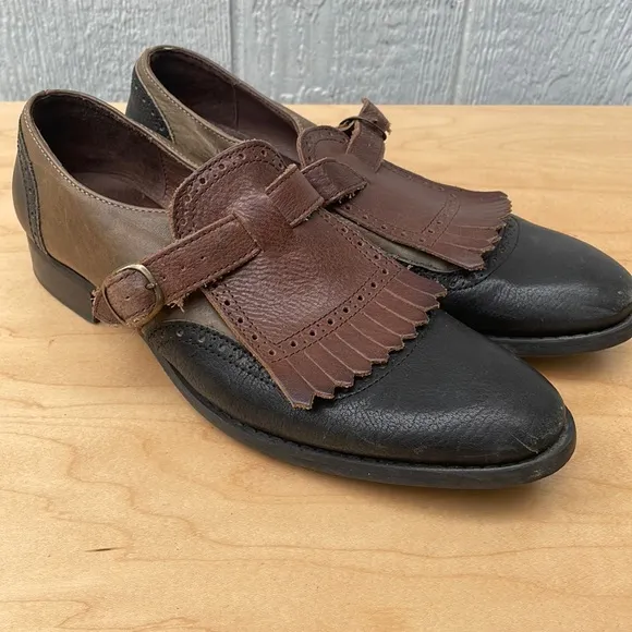 LEUIE P Leather Shoes Made in Italy size 39