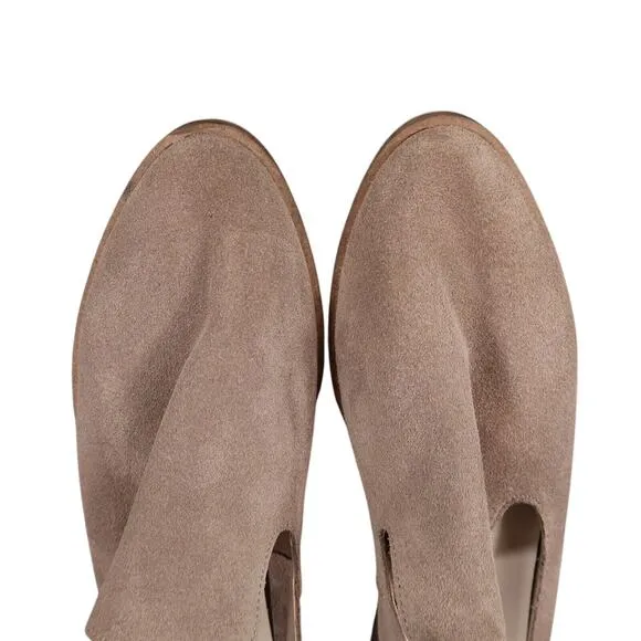 Levity Shoes Womens 8.5 Loafer Slip On Suede Carla Classic Career Slipper Brown