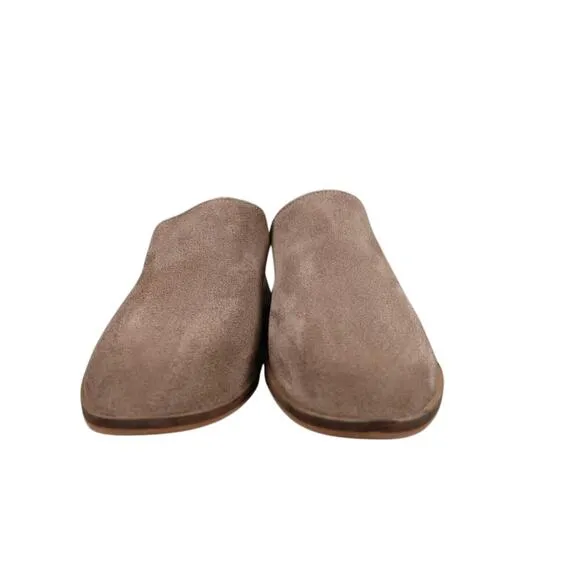 Levity Shoes Womens 8.5 Loafer Slip On Suede Carla Classic Career Slipper Brown