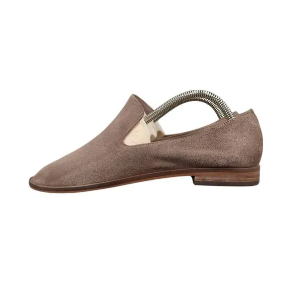 Levity Shoes Womens 8.5 Loafer Slip On Suede Carla Classic Career Slipper Brown