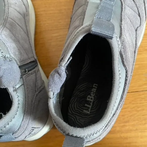 L.L. Bean Gray Vista Mid Pull On Athletic Shoes