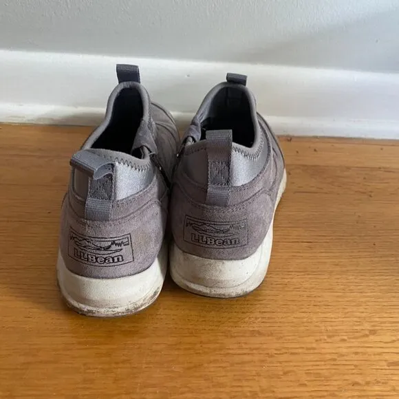 L.L. Bean Gray Vista Mid Pull On Athletic Shoes