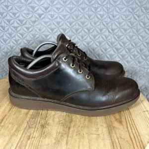 LL Bean Shoes Men's 11.5 Stonington Oxford Brown Leather