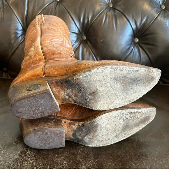 Loblan Men's Brown Cowboy &amp; Western Boots size 9.5