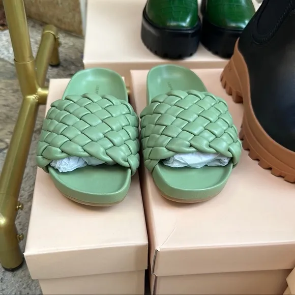 Loeffler Randall Sonnie Woven Leather Sandals
