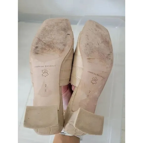 Loeffler Randall Holli Heeled Slide Sandals 7