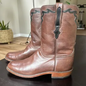 Lucchese 10” Classic Florence handmade buffalo leather cowboy western boots